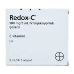 Redox-C Injection (Vitamin C 500mg, 5ml Ampoules, Pack of 5)